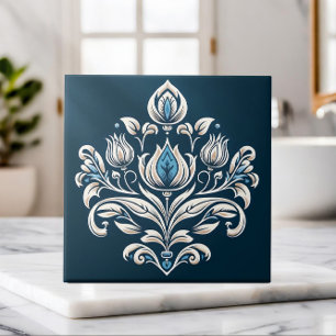 Turkiska tulpaninspirerade av ottoman kakelplatta