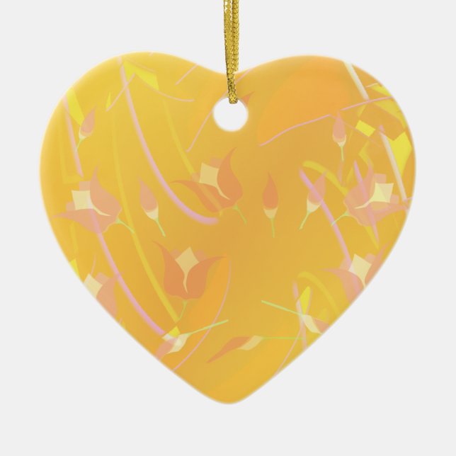 Turkiska vallmo julgransprydnad keramik (Framsidan)