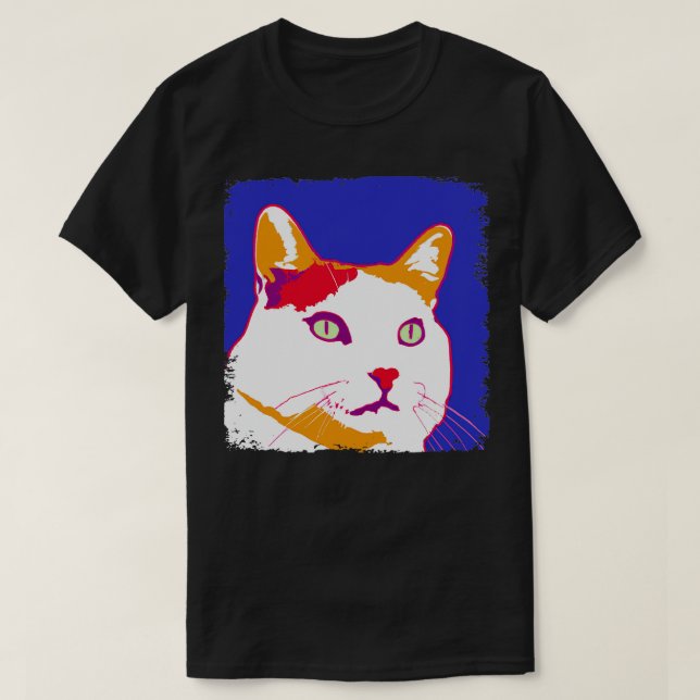 Turkiska Van Art Cat Lover Gift 1 T Shirt (Design framsida)