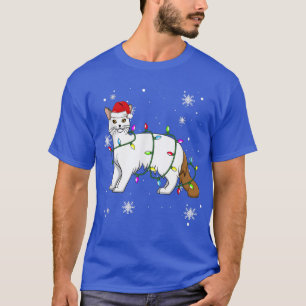 Turkiska Van Cat-julen i Ljus, julklapp i San T Shirt