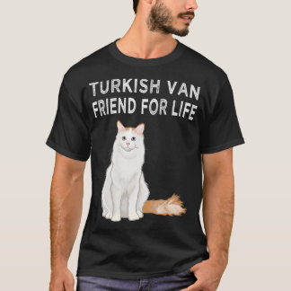 Turkiska Van Friend for Life Cat Vänskap T Shirt