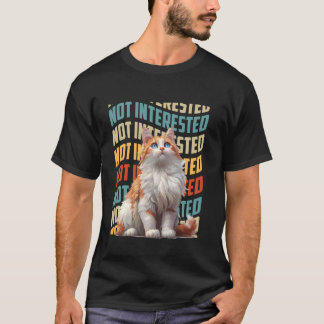 Turkiska Van NOT INTERESTED Cat Owners Turkiska sk T Shirt
