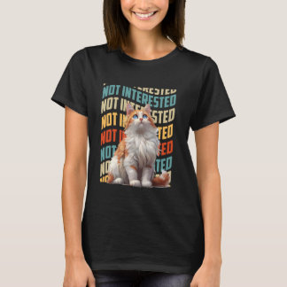 Turkiska Van NOT INTERESTED Cat Owners Turkiska sk T Shirt