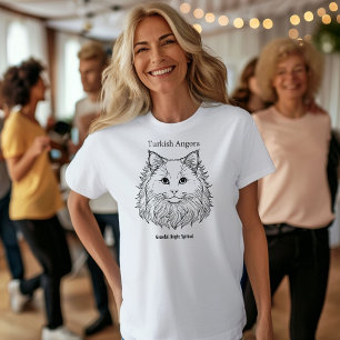 Turkiska Van Porträtt T Shirt