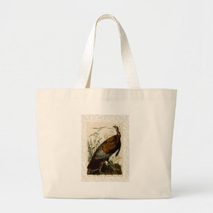 Turkiska Vilden Audubon Bird Painting Jumbo Tygkasse