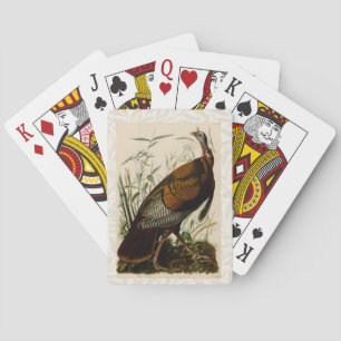 Turkiska Vilden Audubon Bird Painting Kortlek