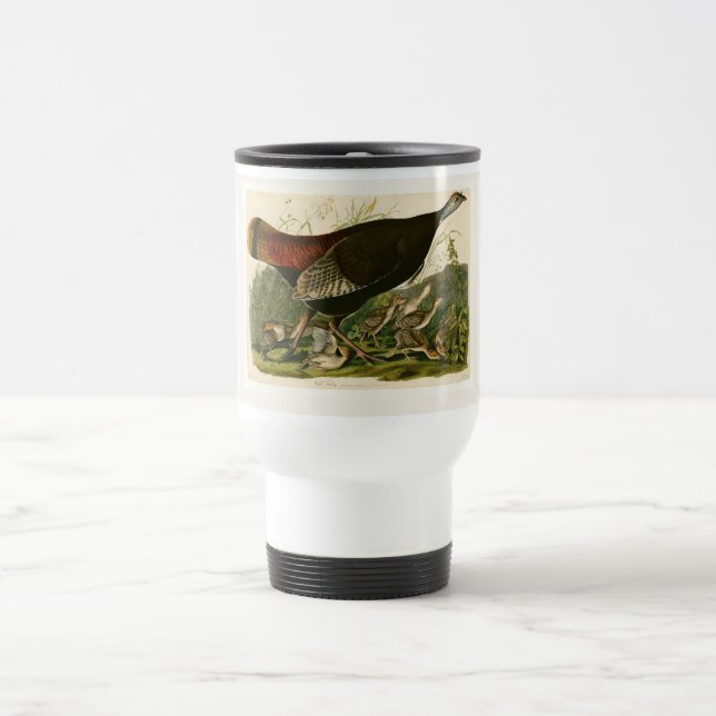Turkiska Vilden Audubon Bird Painting Resemugg (Center)