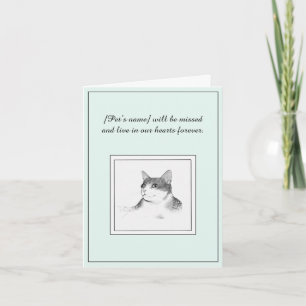 Turkiskt Angora Sympathy Card Kort