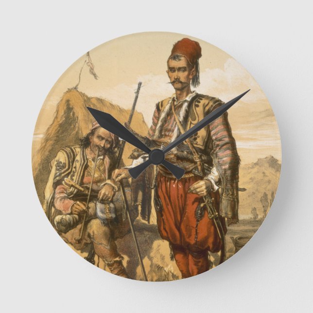 Turkiskt fotfolk i Ottomanarmén, pub. vid Rund Klocka (Framsida)