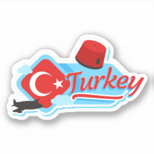 TurkiTravel Vinyl Sticker Klistermärken