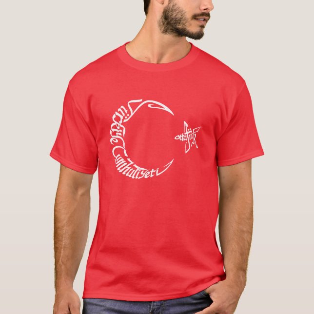 Türkiye Cumhuriyeti - Atatürk Tee Shirt (Framsida)
