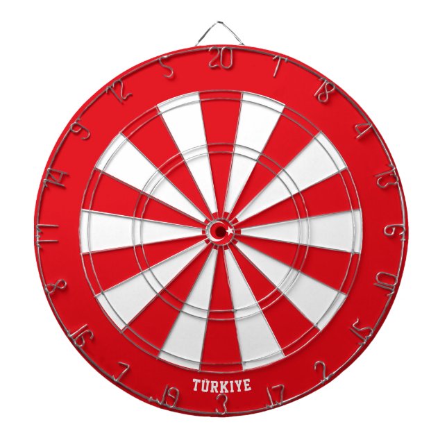 Türkiye Flag Patriot's Bullseye Darttavla (Framsidan)