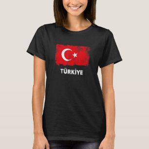 Türkiye Flagga Turkiet Flagga 1 T Shirt