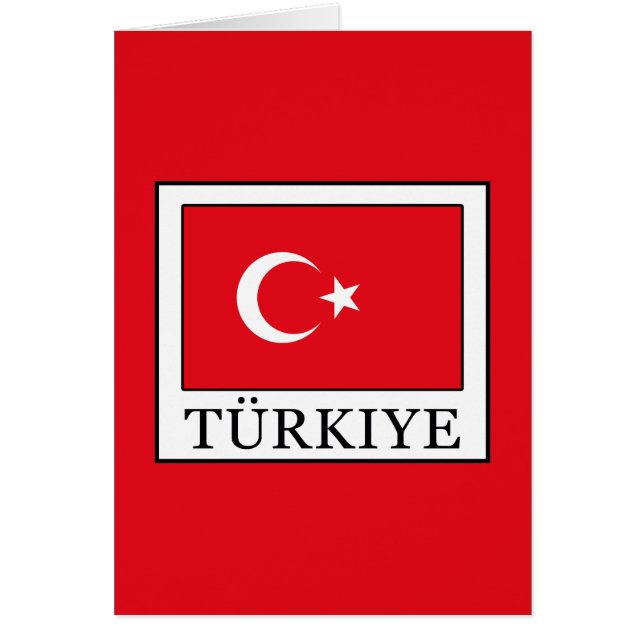 Türkiye Hälsningskort (Framsidan)