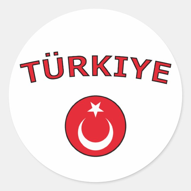 Turkiye Runt Klistermärke (Framsida)