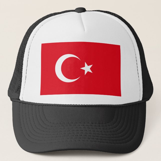 Türkiye - Turkiet Flagga Keps (Framsida)