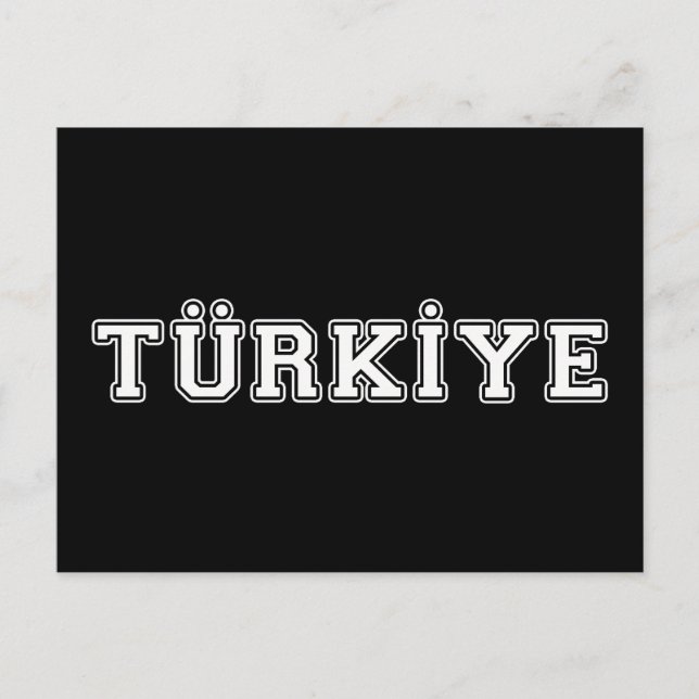 Türkiye Vykort (Framsida)