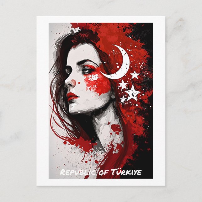 Türkiye-vykort - Kvinnovärlden Vykort (Framsida)