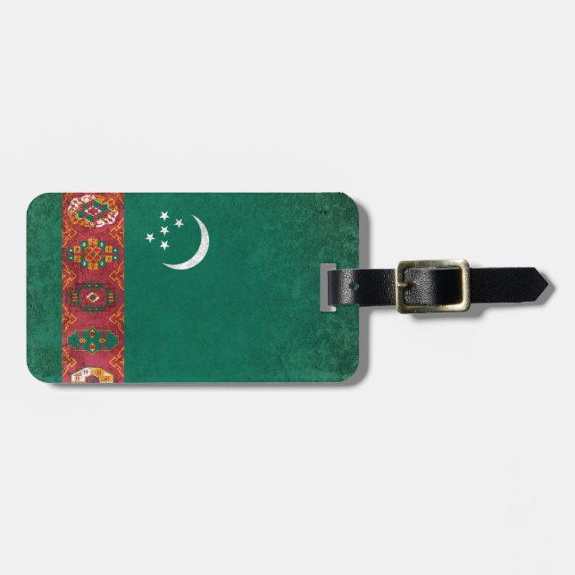 Turkmenistan Bagagebricka (Horisontell Framsida)