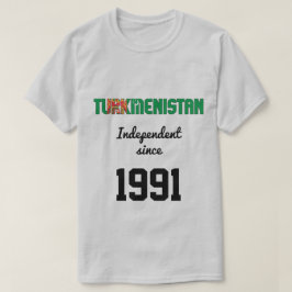 Turkmenistan Flagga Independence Firande T Shirt