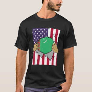 Turkmenistan Flagga Inside Me Home Pride Turkmen A T Shirt