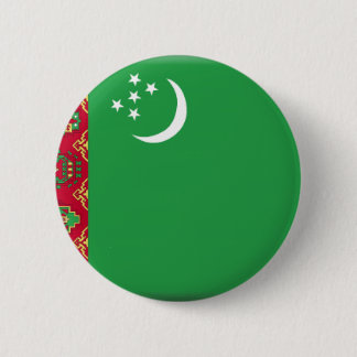 Turkmenistan flagga knapp