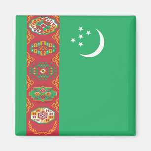 Turkmenistan, Flagga Magnet