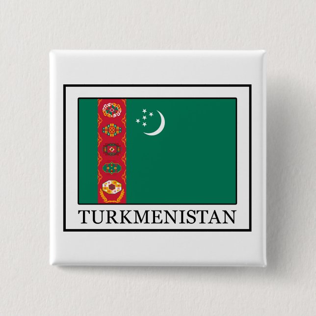 Turkmenistan-knapp Knapp (Framsida)