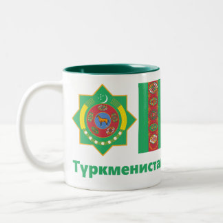 Turkmenistan Mug / Tasse Två-Tonad Mugg