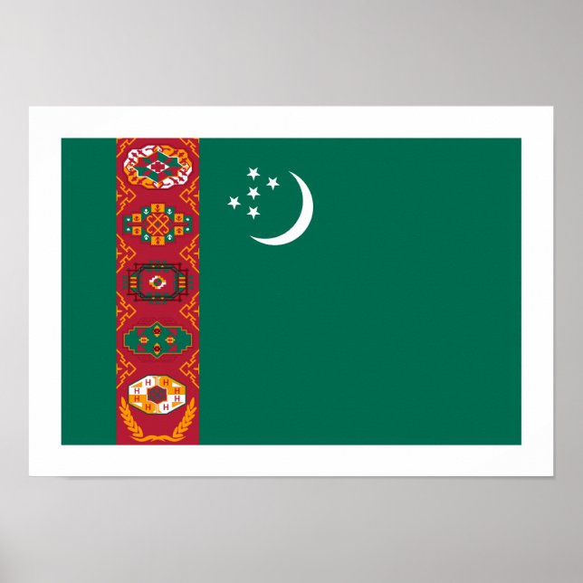 Turkmenistan Poster (Framsidan)