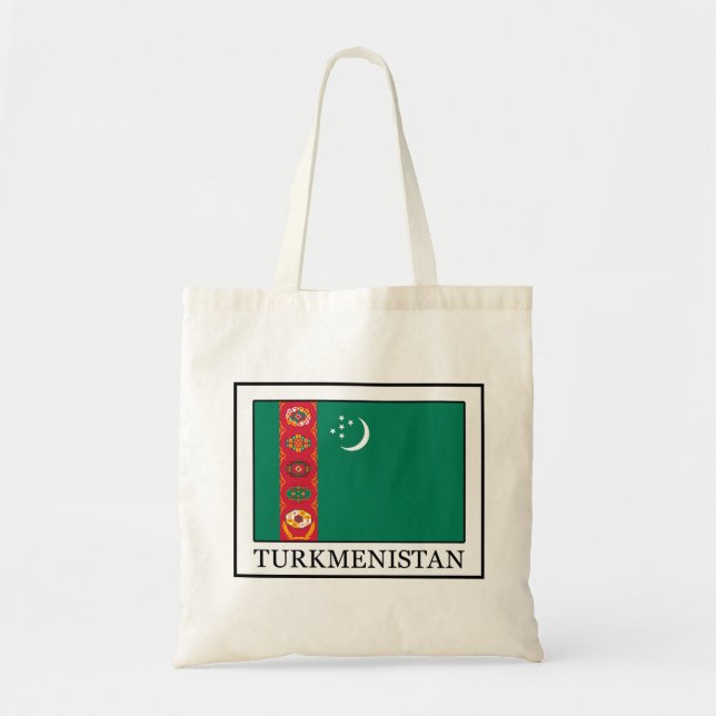 Turkmenistan-väska Tygkasse (Framsidan)