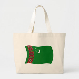 Turkmenistans flaggbärkande väska