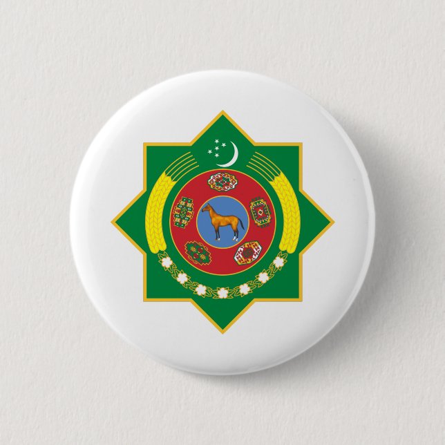 turkmenistemblem knapp (Framsida)