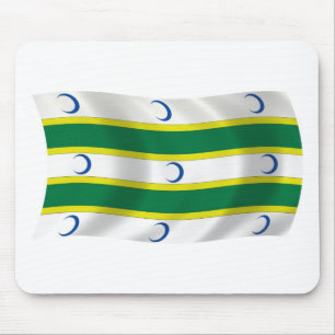 Turkmens Flagga Mousepad Musmatta
