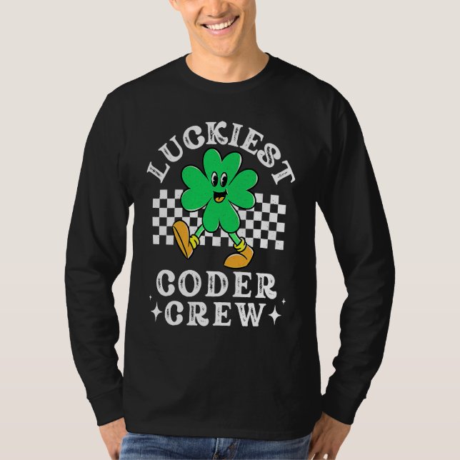 Turkodlarnas Lyckligaste Besättning Data Dataveten T Shirt (Framsida)