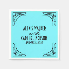 Turkos 1920's Cocktail Pappersservett