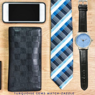 Turkos Ädelstenar Armbandsur
