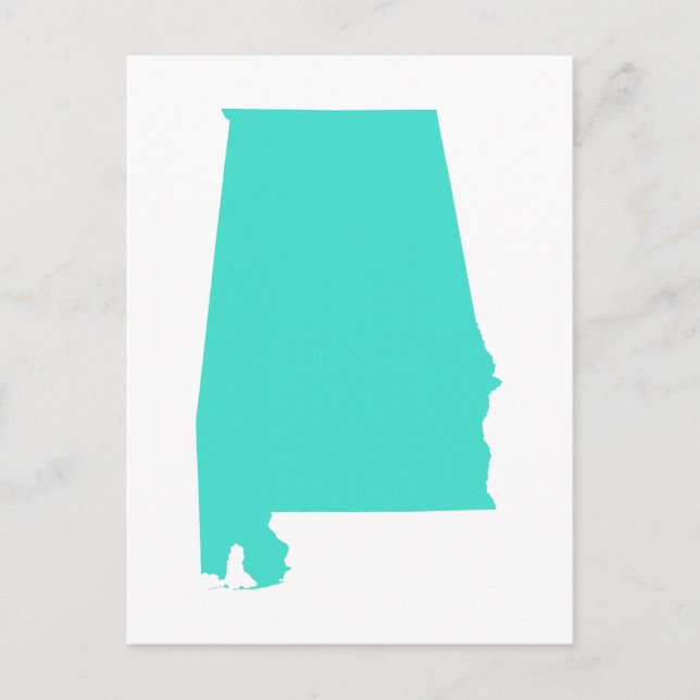 Turkos Alabama Vykort (Framsida)