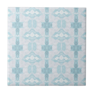 Turkos aqua Diamond geometric design ceramic t Kakelplatta