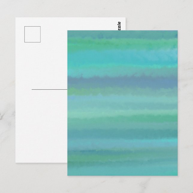 Turkos är mitt favoritvykort för Färg Vykort (Fram/baksida)