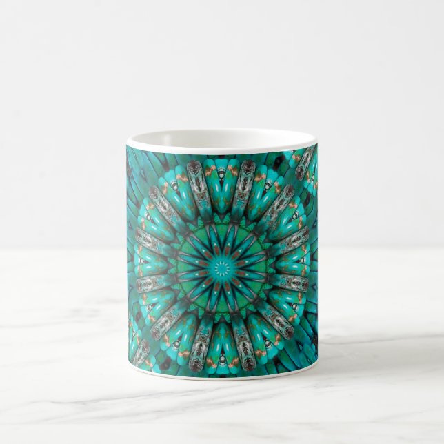 Turkos Art 1-2-alternativ Kaffemugg (Center)