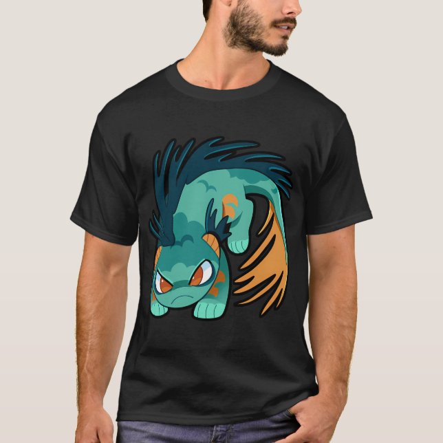 Turkos Bettfisk T Shirt (Framsida)