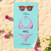 Turkos Bikini Solglasögon Future Mrs