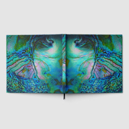 Turkos & Blå Abalone-skal Gästböcker