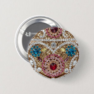turkos blå silver guld burgundy rosa bohemian knapp