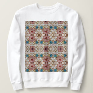 turkos blå silver guld burgundy rosa bohemian t shirt