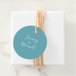 Turkos Blå Strand Bröllopspresent Tags Gåvor Etiketter