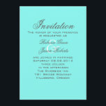 turkos blå turkos akvamarinblå bröllop inbjudningar<br><div class="desc">turkos blå turkos akvamarinblå bröllopsinbjudningar. Trendiga turkosa bröllopsfavoriter för en chic tealblå bröllopsfest. Akvamarinblå bröllops klara datum och tealblå bröllopspresenter.</div>