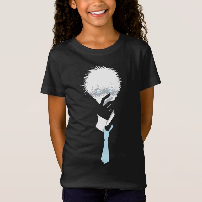Turkos Blick: Anime Design T Shirt (Framsida)