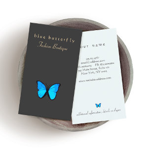 Turkos Blue Butterfly Natature Visitkort